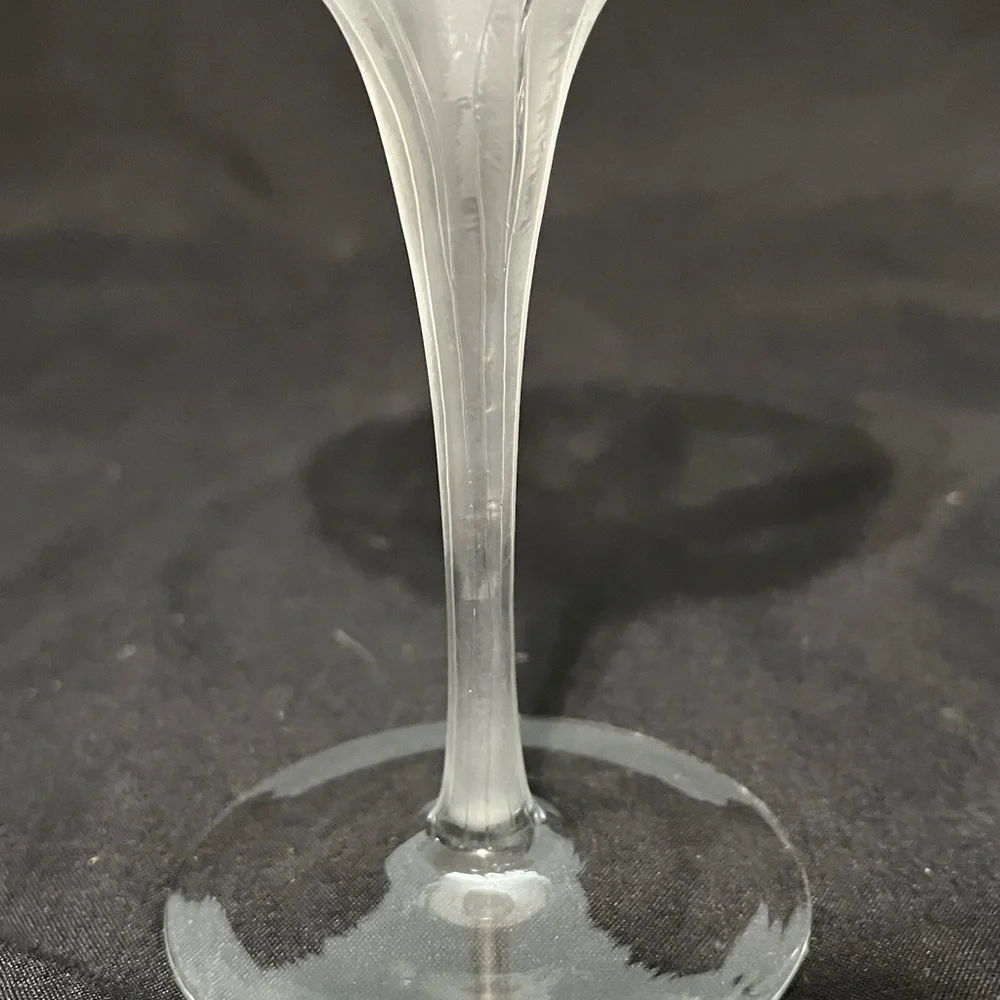 Antique Dorflinger LILY Champagne coupe. Set of four - Picture 6 of 6